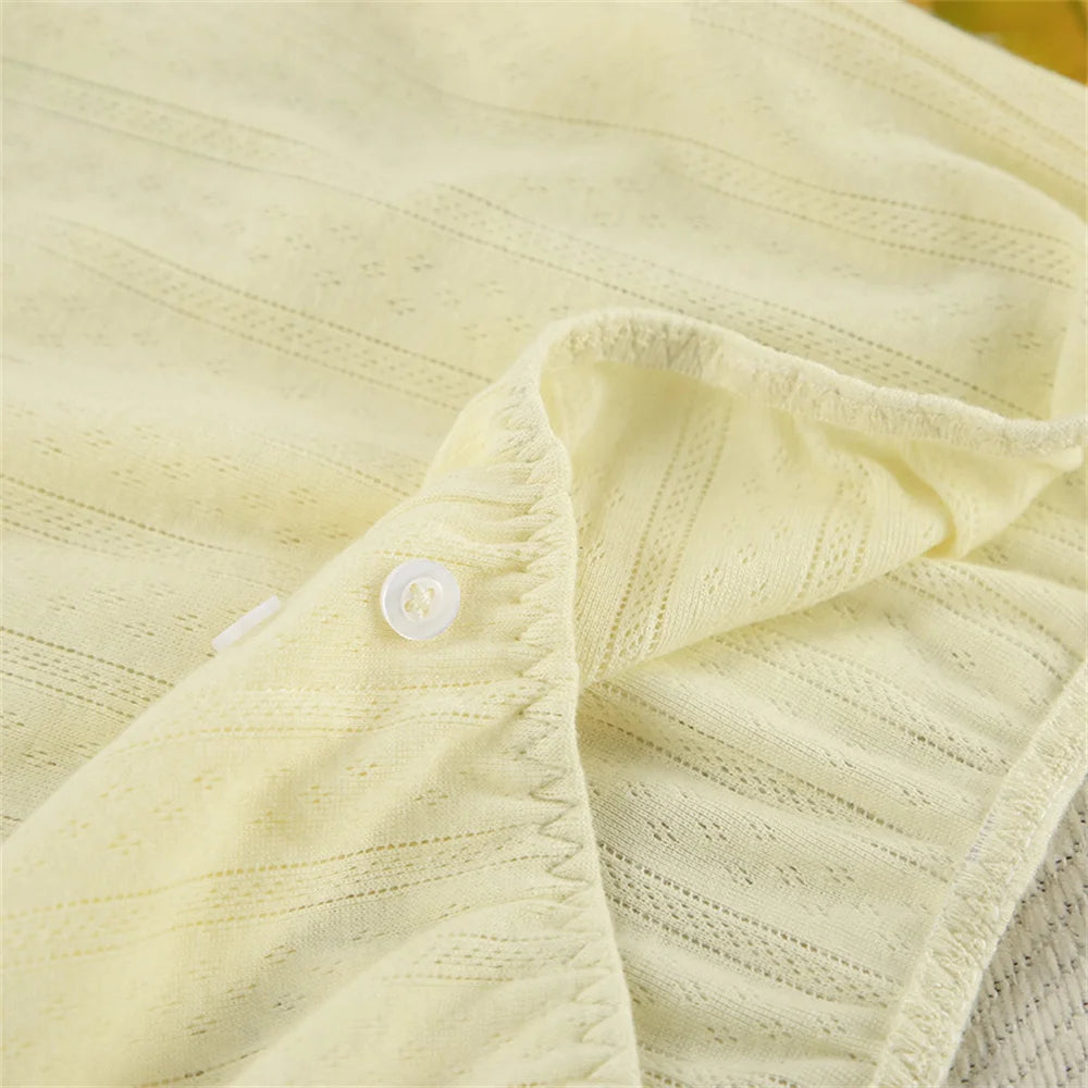 Fashion Female Sleepwear Set Spaghetti Strap Pajamas Crop Top Nightie Tank Tops Pyjamas Shorts Casual Nightgowns Suit