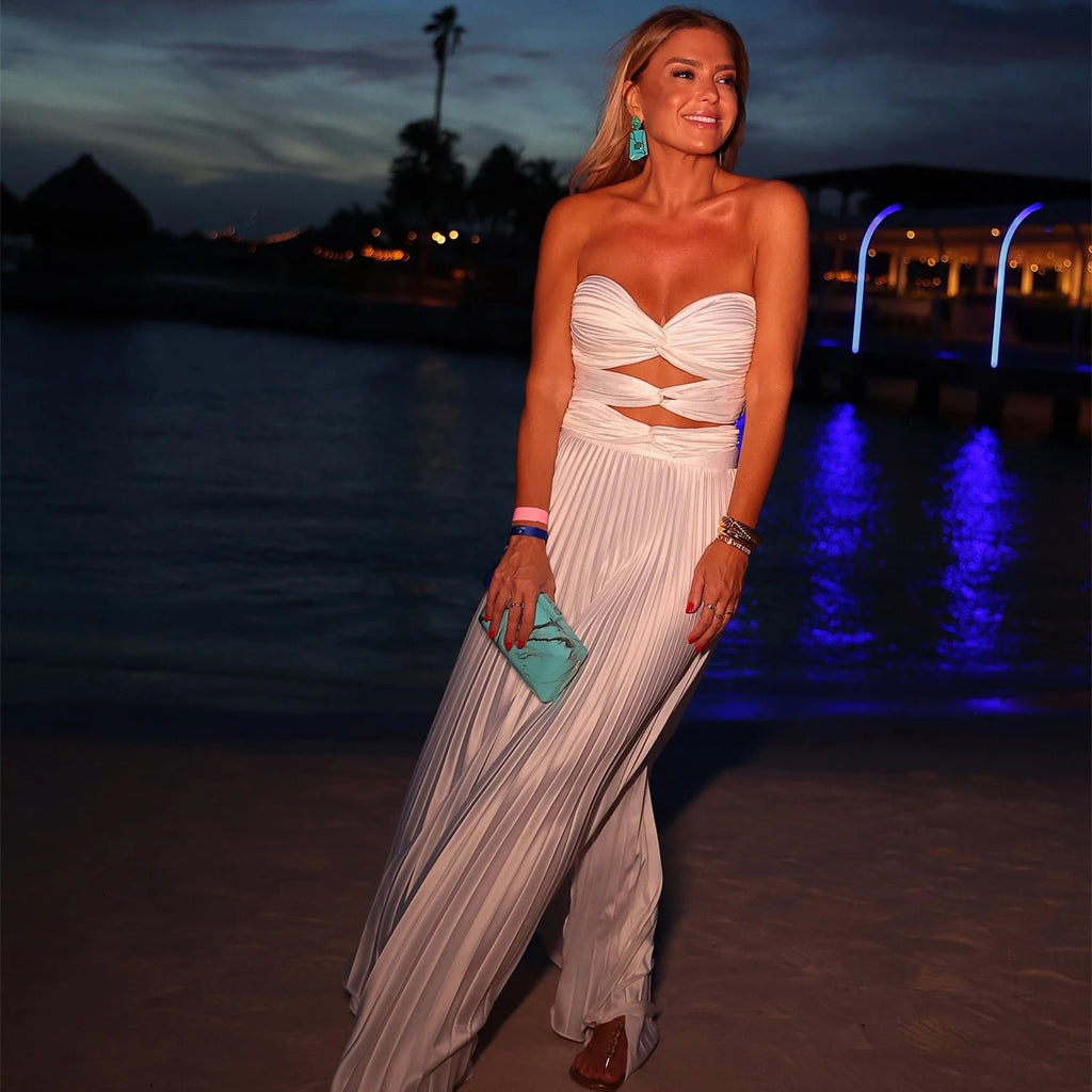 Hollow Out One Piece Swimsuit Sexy Women Swimwear Off Shoulder Bikinis Female White Summer Suits Sliming Bodysuit Chic Beachwear