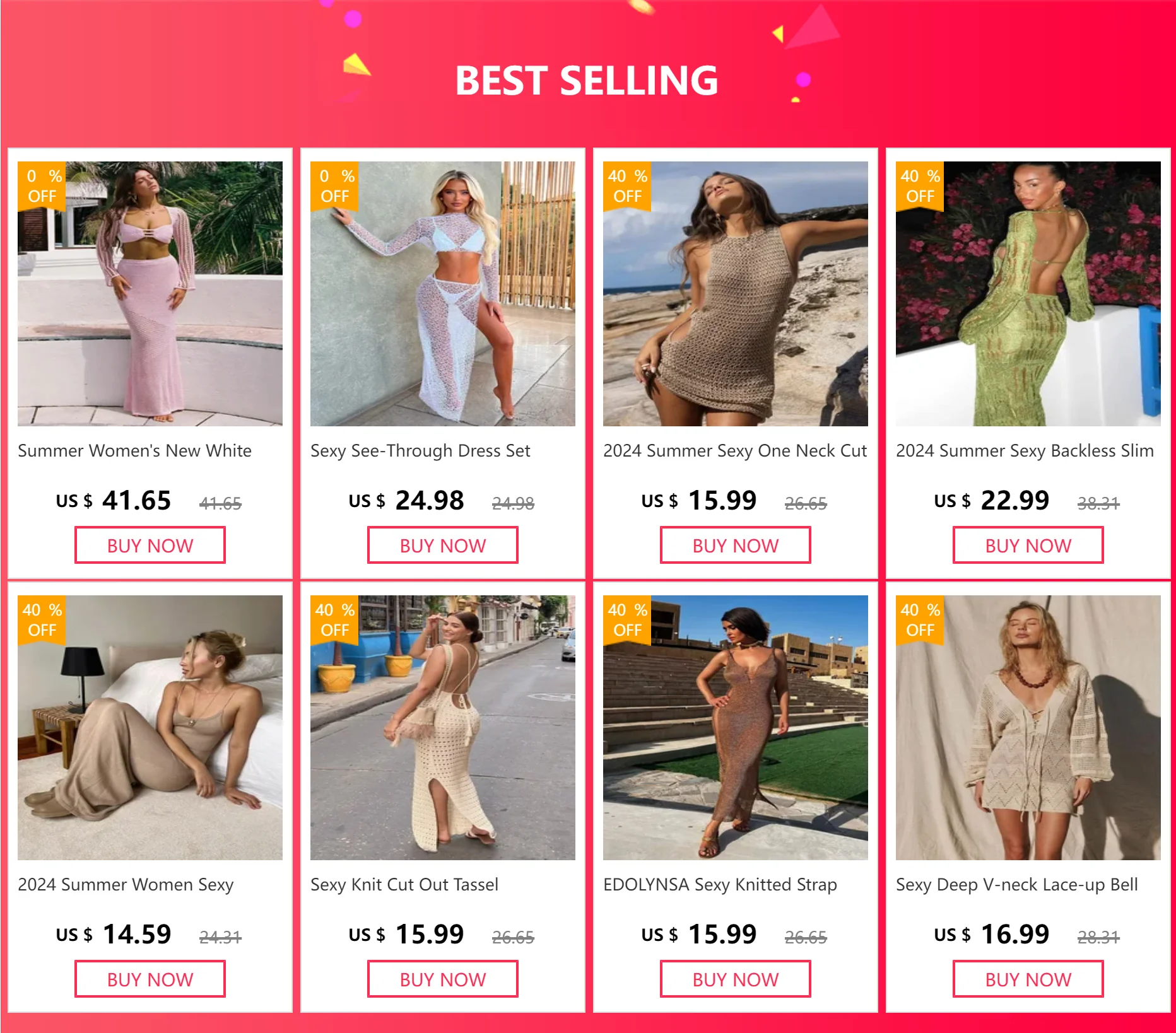 2025 Women Ins Style Sexy Backless Neck-hanging Long Sleeve Fishtail Dress Knit Beachwear Summer Swimsuit Bikini Cover-ups A2825