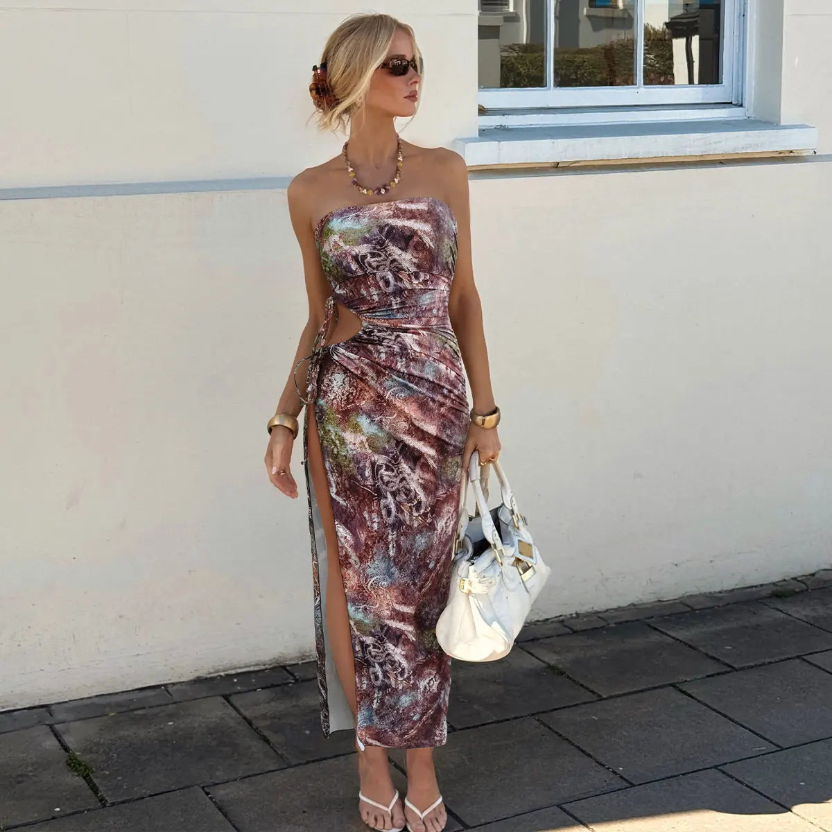 2025 3Pc Shiny Bikini Set Bandeau Biquini Women Sexy Swimsuit Female Swimwear Push Up Swim Suit Mini Skirt Bathingsuit Beachwear