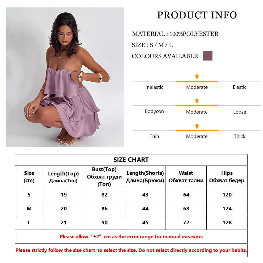Marthaqiqi Casual Female Sleepwear Strapless Pajama Backless Nightgown Sleeveless Crop Top Pyjamas Mini Dress Home Clothes Women