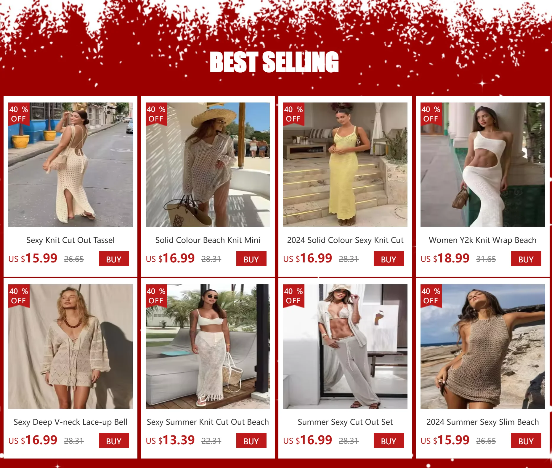 Sexy Knit Halter V Neck Slit Beach Maxi Dress For Women 2025 Chic Button Cut Out Backless Party Dresses Swimwear Cover Up A3151