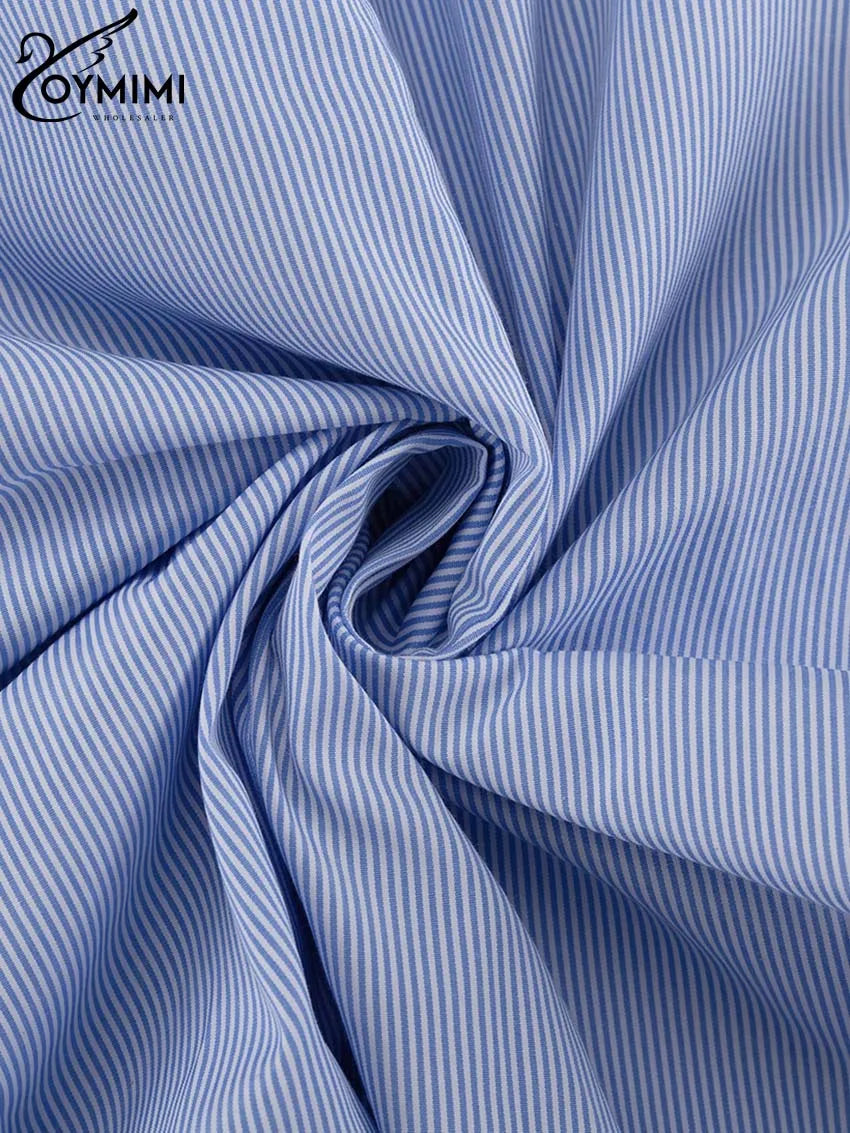 Oymimi Fashion Blue Print Sets For Women 2 Pieces Autumn Spaghetti Strap Lace Bra And High Waisted Loose Pleated Skirts Sets