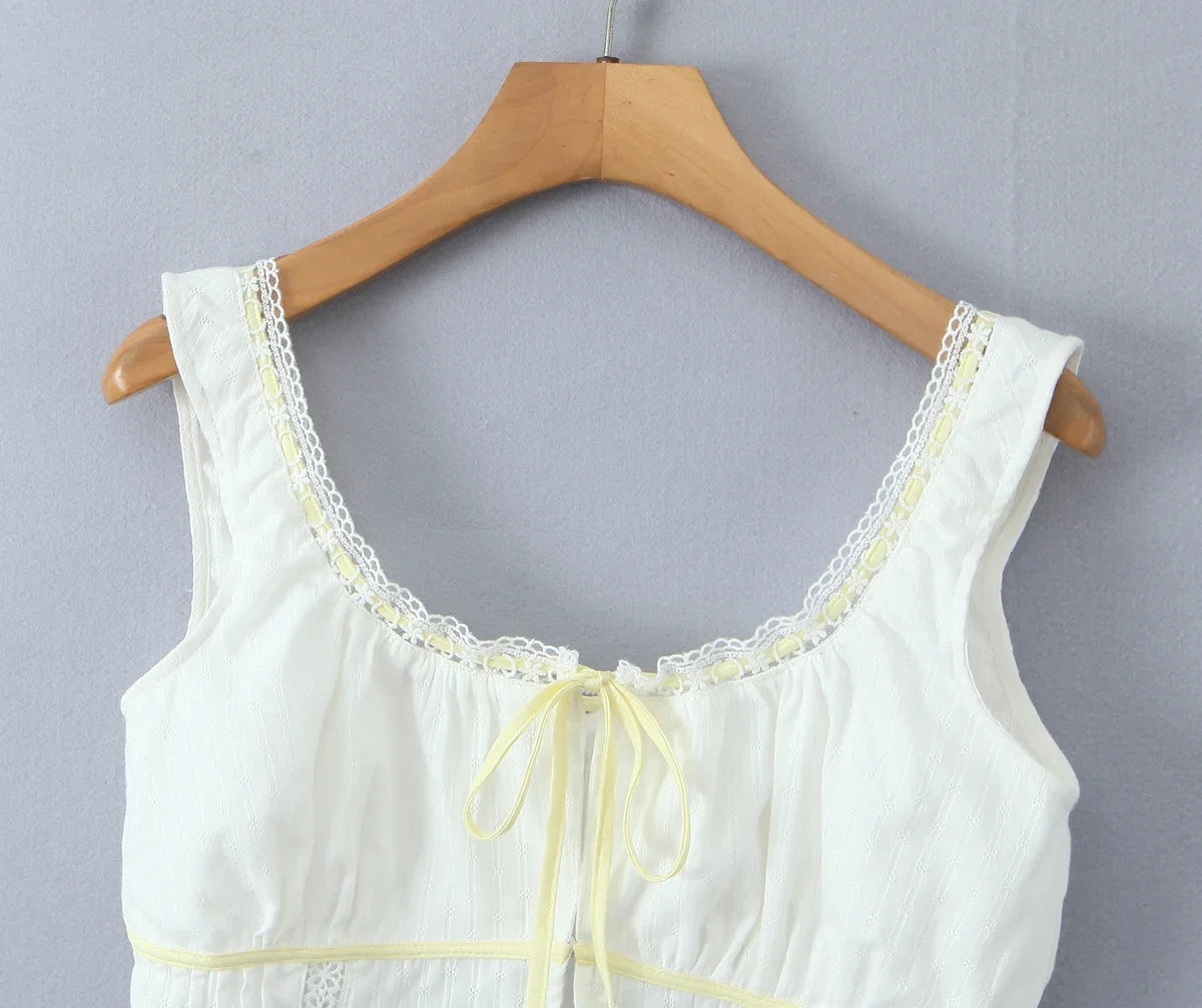 White Lace Skirt Set Women's Dress Outfits Summer Beach Cotton Matching Sets 2 Pcs Long Maxi Dress Set Vestidos Female 2025