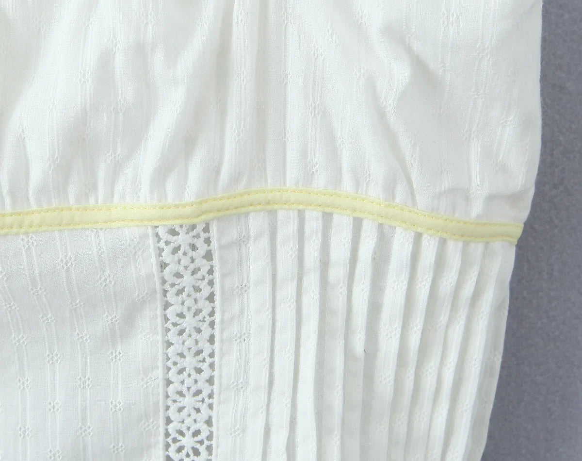 White Lace Skirt Set Women's Dress Outfits Summer Beach Cotton Matching Sets 2 Pcs Long Maxi Dress Set Vestidos Female 2025