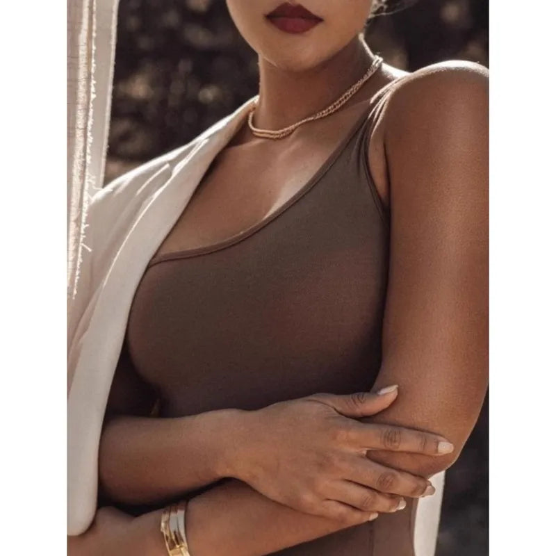 New 2025 Jumpsuits For Women Solid Color Off Shoulder High Waist Pants Jumpsuits Female Fashion Casual Elegant Jumpsuit Outfits