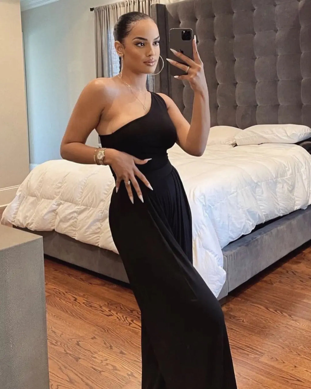 New 2025 Jumpsuits For Women Solid Color Off Shoulder High Waist Pants Jumpsuits Female Fashion Casual Elegant Jumpsuit Outfits