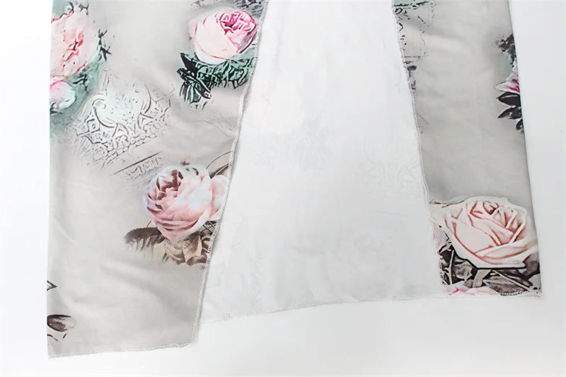 Sexy Holiday Retro Printed Top And Skirt Hot Girl Vest Skirt Women Fashion Suit Sleeveless Slim Beach Vacation 2 Piece Set